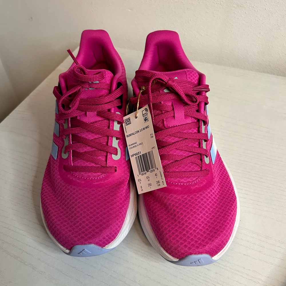 Adidas Cloudfoam pink sneakers